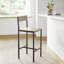 Maplesville Counter Stool with Metal Frame