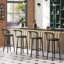Chaises de cuisine avec cadre en métal Karpenko