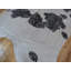 Black And White With Silver Metallic Cowhide Rug
