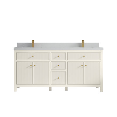 Sonoma X P 22 po De salle de bain double en albâtre Quartz