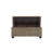 42" Kubu Rattan & Mahogany Lift-Top Storage Trunk