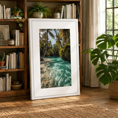 Waterway Tropical - Wrapped Canvas