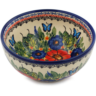 Butterfly Paradise 27 oz. Rice Bowl
