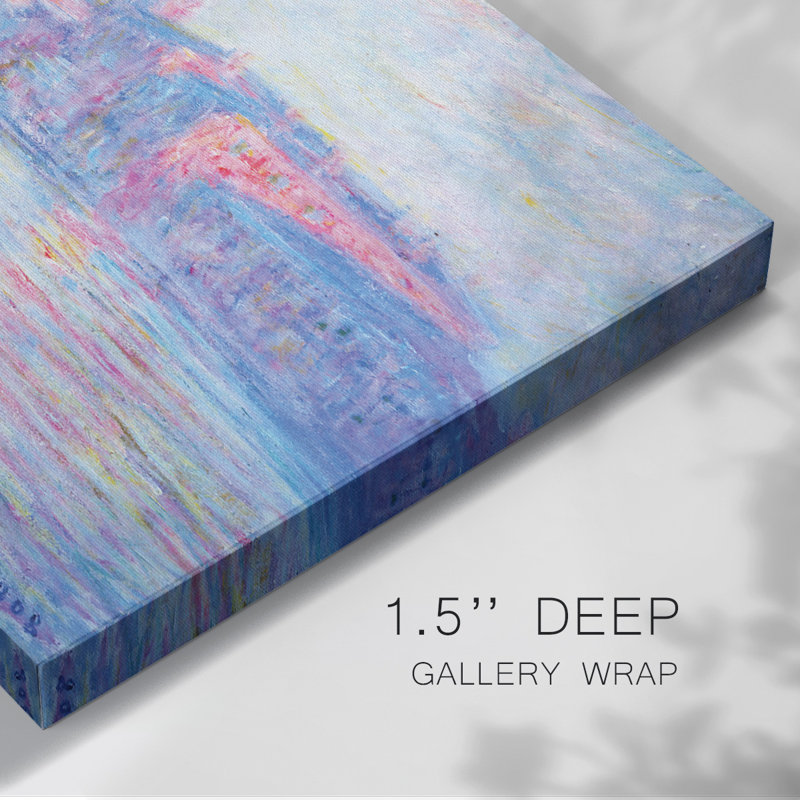 «Canal Grand» par Monet-Gallery, toile tendue, H 12 po x l 18 po