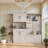 UnaFlora Multi-Functional 2-In-1 Hall Cabinet With Storage & 4 Hooks-1914037419