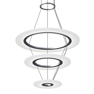 Arctic Rings 3 - Light LED Chandelier