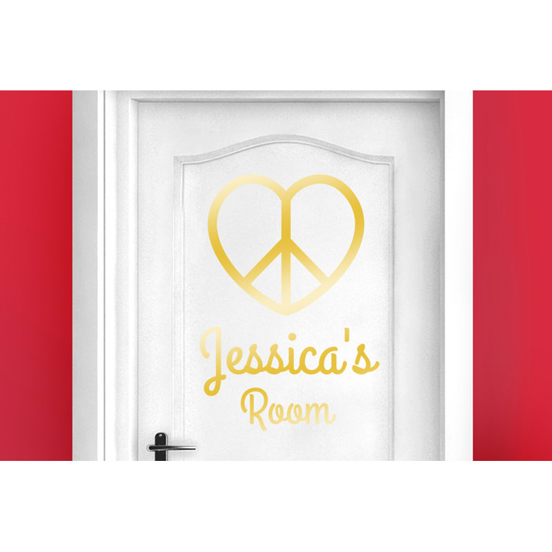 Wall Decal, Shiny Gold