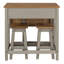 Morehouse 2 - Person Drop Leaf Pine Solid Wood Dining Set