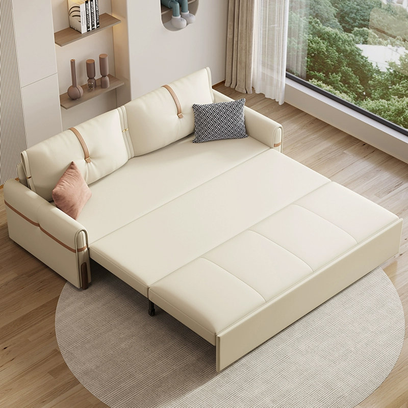 Canapé-lit convertible 3-en-1 de style moderne avec canapé-lit et dossier réglable, H 35,43 po x l 78,74 po x P 31,5 po