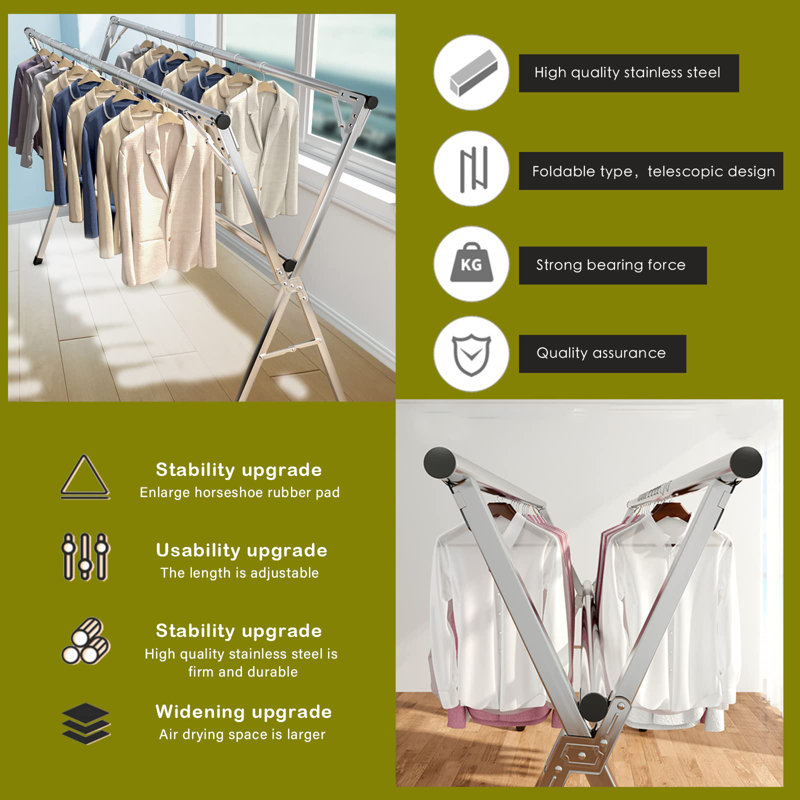 Barina Stainless Steel Freestanding Drying Rack