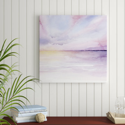 «Pale Sunset II», peinture sur toile