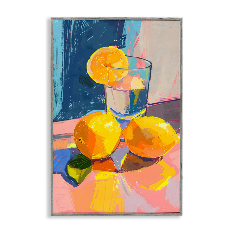 Giclée sur table à eau Lemon, par Creative Studio, Estampe numérique Farmhouse, H 18 po x l 12 po