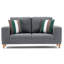 Canapé rembourré 63,8 po Hallis-14629653