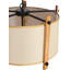 Lustre tambour 5 lumières en tissu