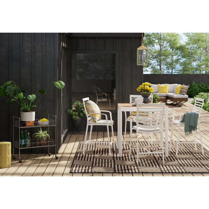 Lanterne suspendue d'extérieur à 3 lumières Inniss, Laiton antique, H 18,5 po x l 8,25 po x P 8,25 po