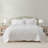 Martha Stewart Vintage Scallop Solid Cotton Reversible Quilt Set-125385461-125385457