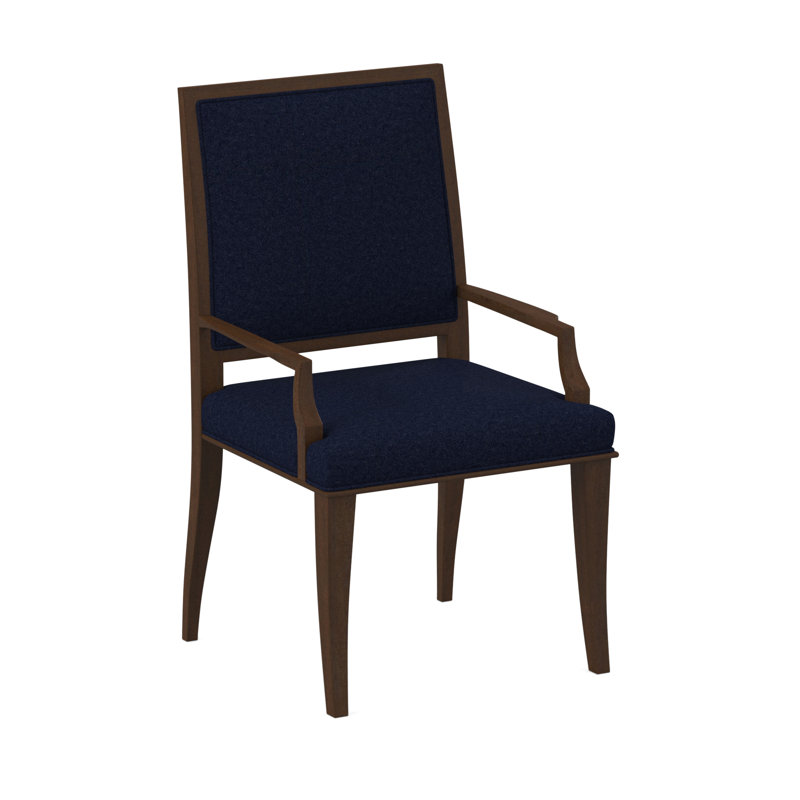 Chaise avec accoudoirs Princeton, Noyer américain, Uniforme Margaret