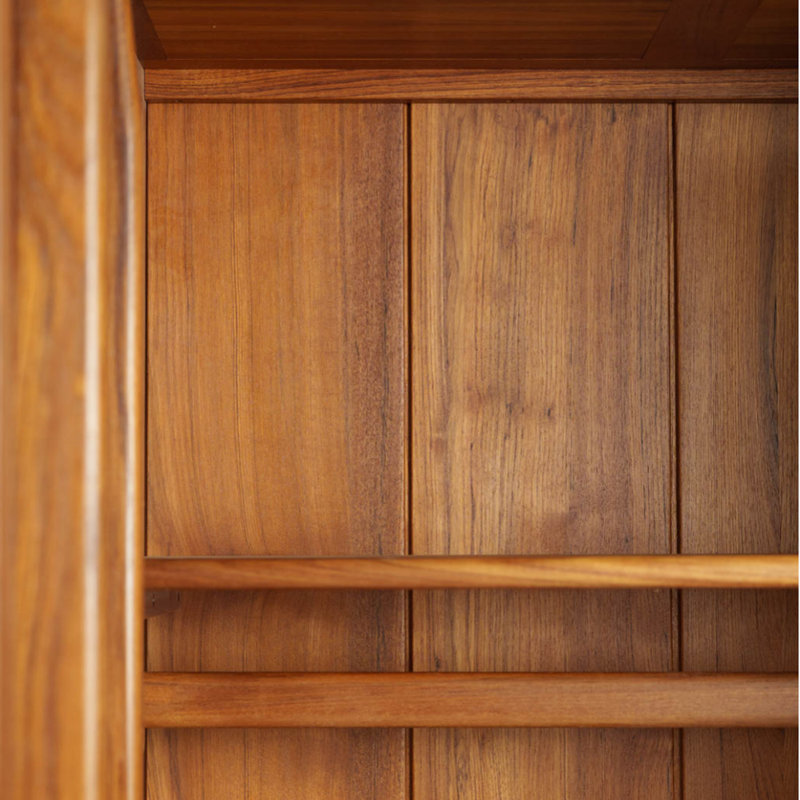 Italian Style Simple Solid Wood Wardrobe