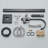1 Handle Floor Mounted Waterfall Faucet with Diverter-88860057
