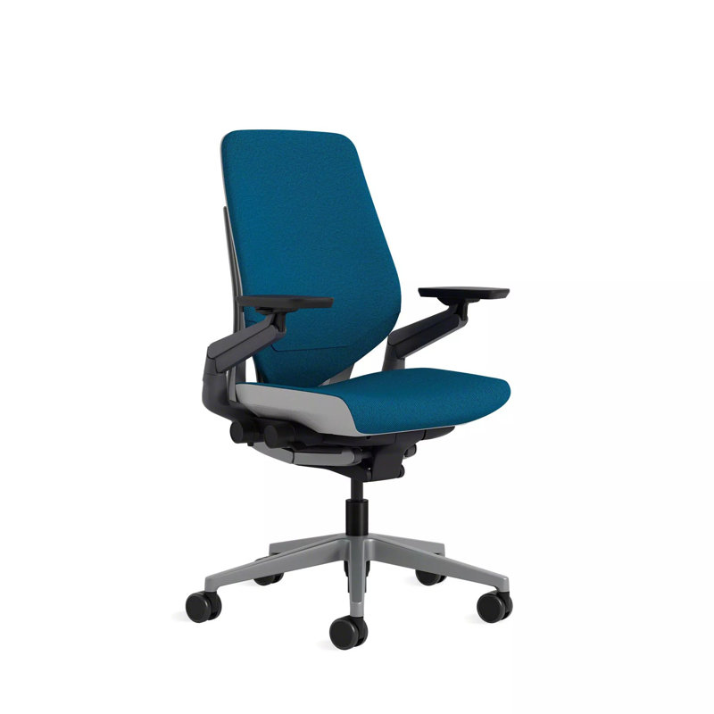 Steelcase Gesture Task Chair, Cobalt, Light, Hard Floor