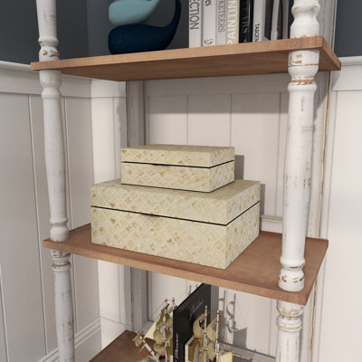 2 Piece Handmade Decorative Box Set