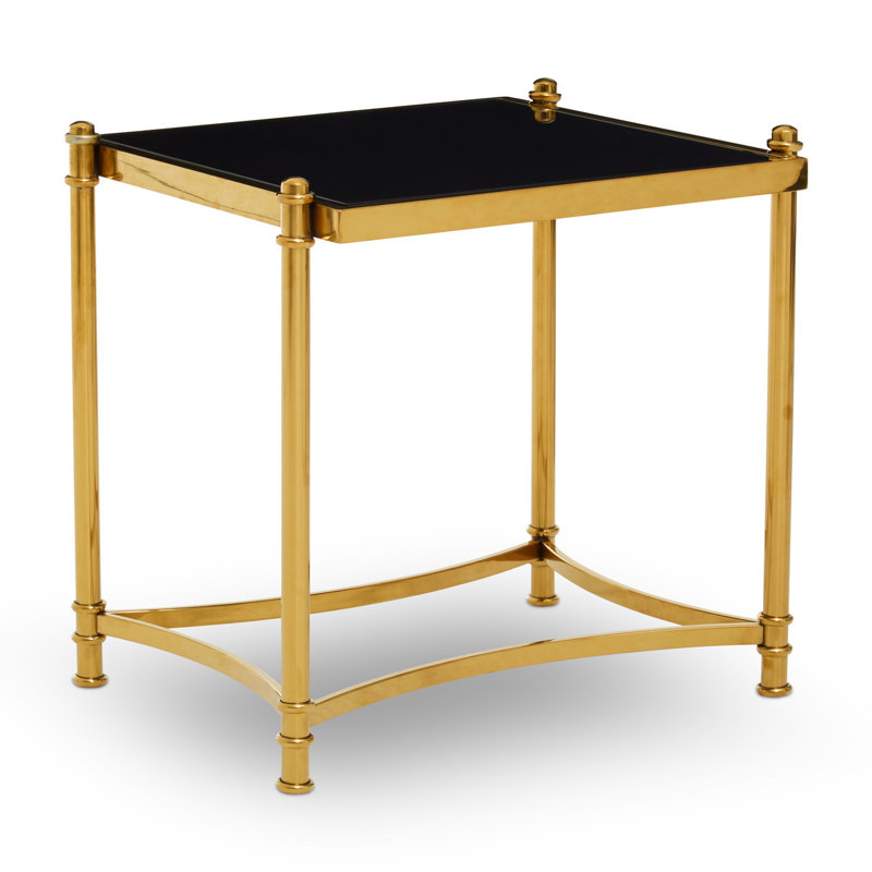 Anahii Glass Top End Table