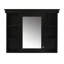 Armoire de rangement murale de 35 po x 28 po avec porte miroir et conception moderne avec 6 tablettes ouvertes pour une organisation et un attrait esthétiques améliorés-2095611121