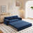 Convertible Sleeper Sofa with Side Storage-1887600778