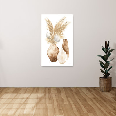 «Vase Gray Pods» par Chris Paschke, reproduction sur toile