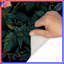 Tapis de bain feuilles sarcelle-129133025