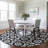 Flatweave Washable Floral Indoor / Outdoor Rug-181181986