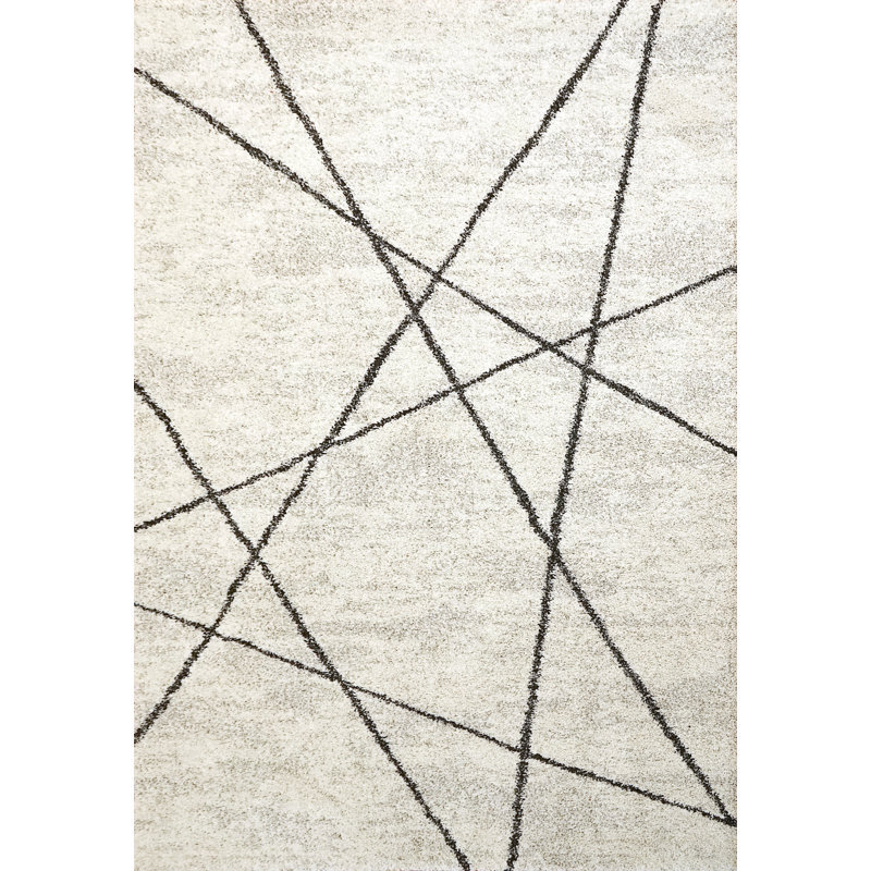 MEHARI 2X3.11 23277-6248 IVORY/CHARCOAL, Rectangle 2' x 3'11"