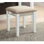 Ensemble coiffeuse avec tabouret et miroir Salyer-535590351