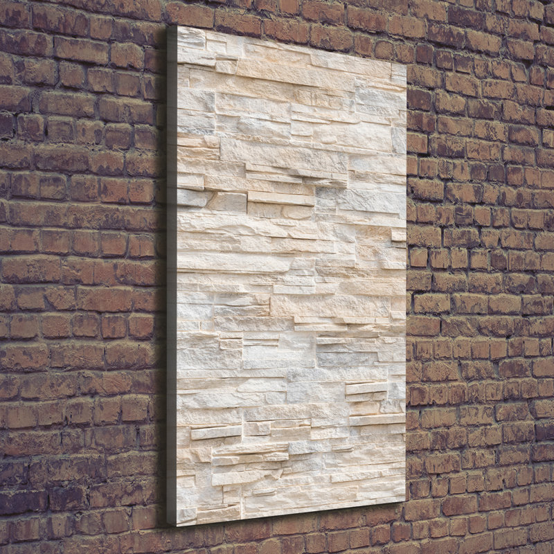Brick Wall - Wrapped Canvas Print