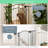 Metal Adjustable Pressure Mounted Pet Gate With Door