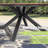 Indoor/Outdoor Aluminum 60" Round Dining Table With Teak Tabletop for 6 Person-478822334