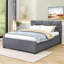 Lit plateforme tapissier avec couchette Elerte-566375429-566375428