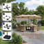 15 pi Double parasol solaire de patio-785967802
