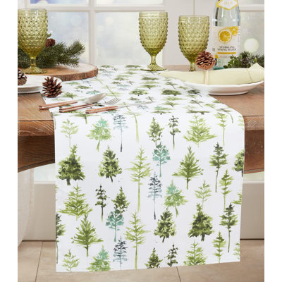 Chemin de table Green Winter 