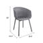 Abiageal Outdoor Patio Dining Side Chair-1699401602