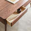 Table basse 100% chêne massif avec tablette de rangement, facile à assembler-131655408-131655409