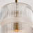 Liouet 1 Light Kitchen Pendant With Clear Ribbed Shade-112699602