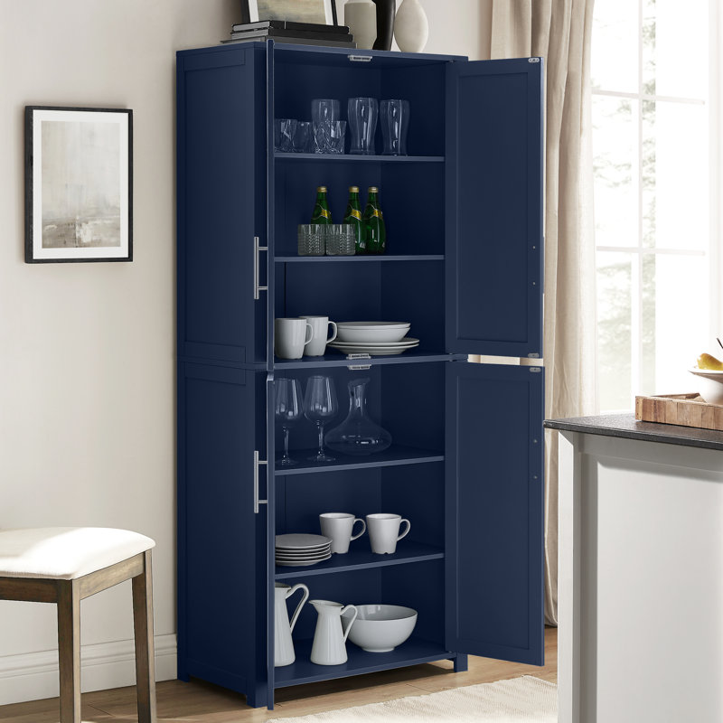 Allura 67'' Kitchen Pantry, Blue