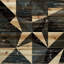 « dimensional star », impression sur bois-17784078