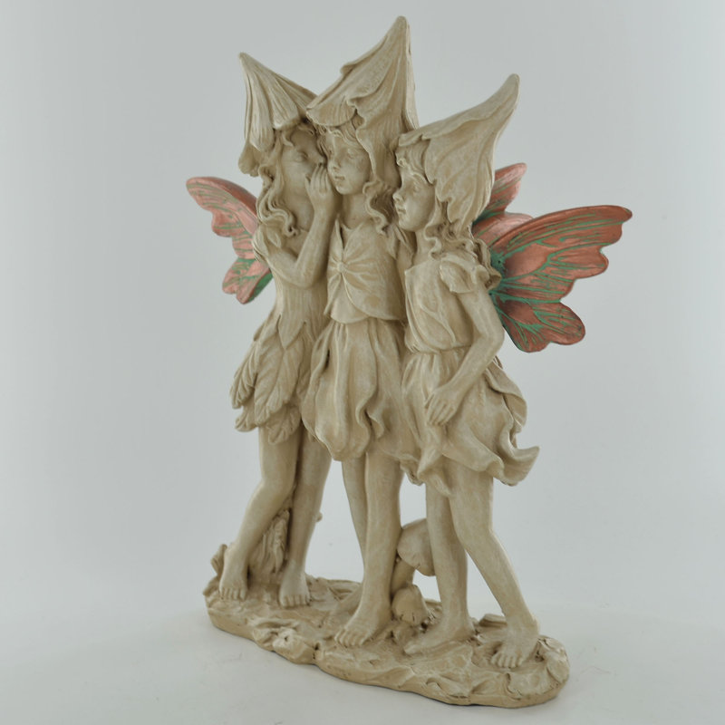 Ron Fairies Weather Resistant Resin Garden Statue