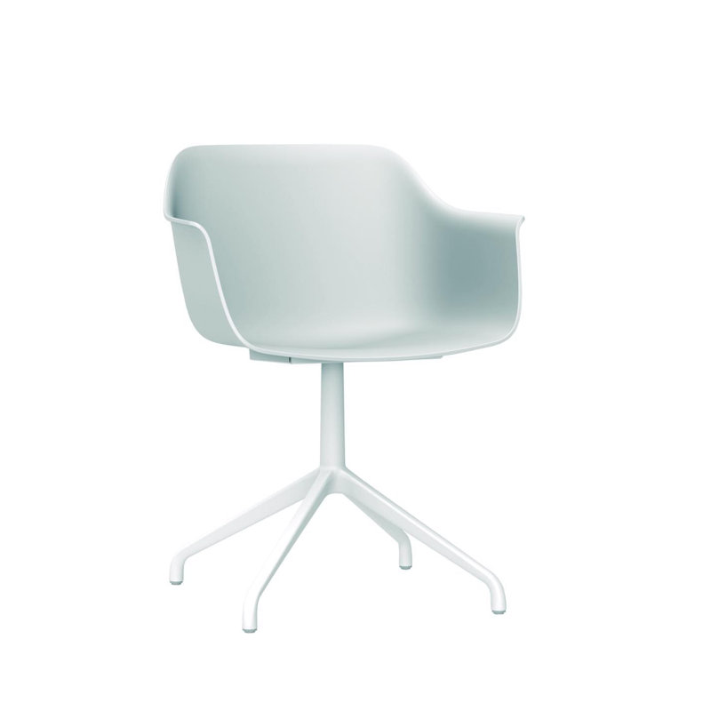 Shape Spider Outdoor Dining Armchair, White