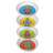 French Bull 4pc Kids Bowl Set - Robots