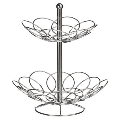 31 cm Fruit Basket in Chrome