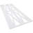 H 94.5'' W x 0.625'' D Plastic Wainscot Paneling Kit-69956199