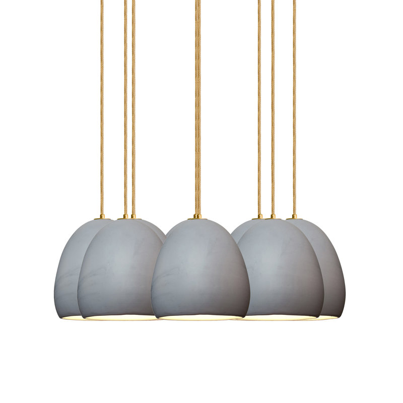 Lustre en grappe à 8 lumières Clay